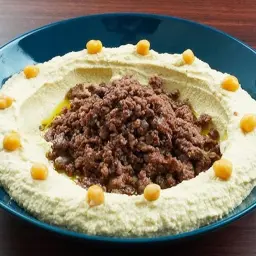 Adani Minced Meat Platter With Hummus